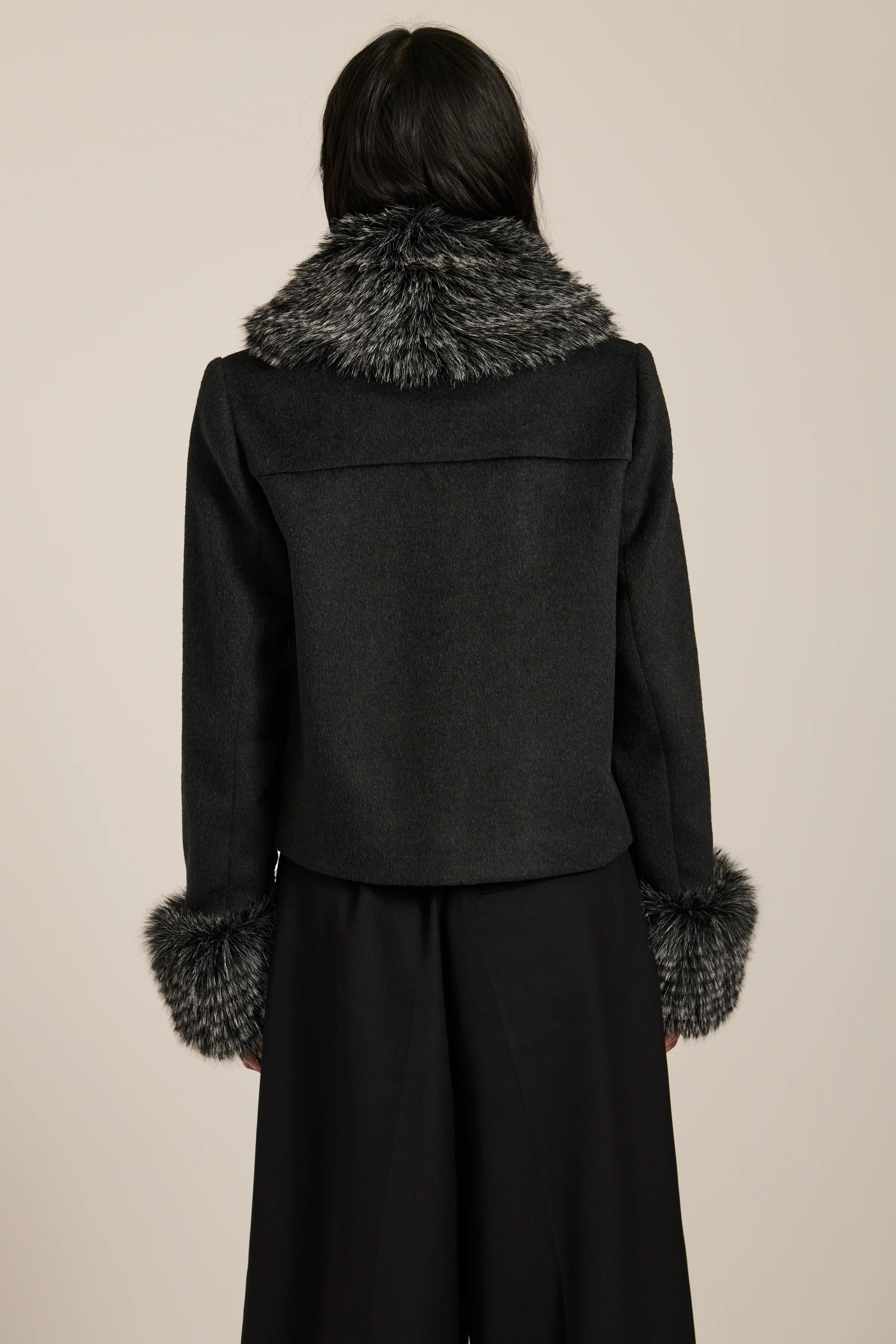 Blair Faux Fur Trim Jacket - Image 6