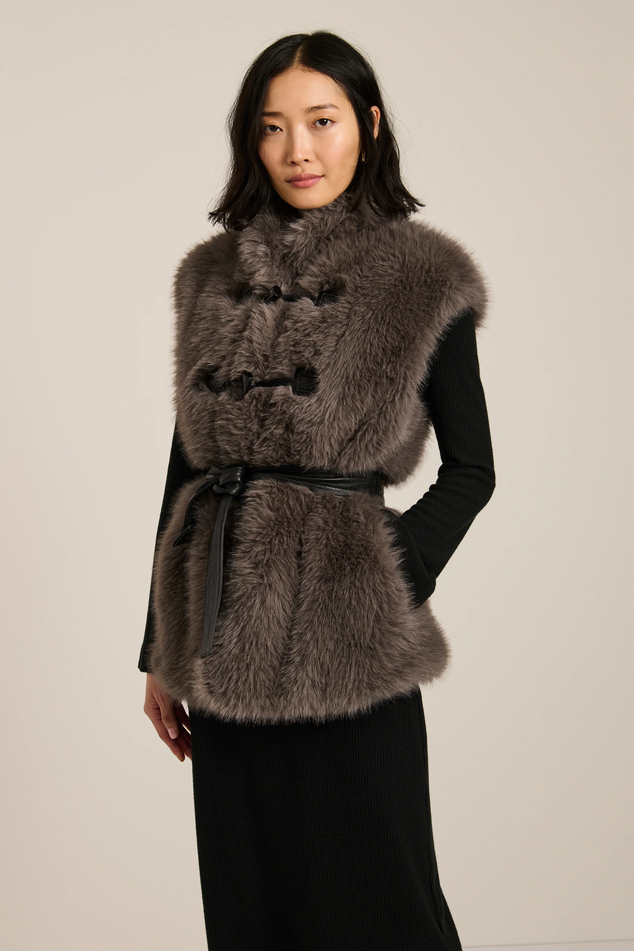 Bowery Faux Fur Vest - Image 3