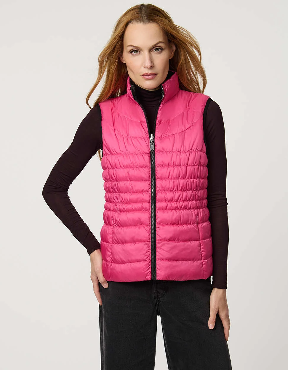 Breast Cancer Awareness Reversible Puffer Vest - Image 4
