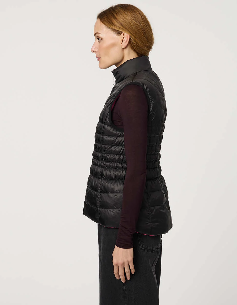 Breast Cancer Awareness Reversible Puffer Vest - Image 6