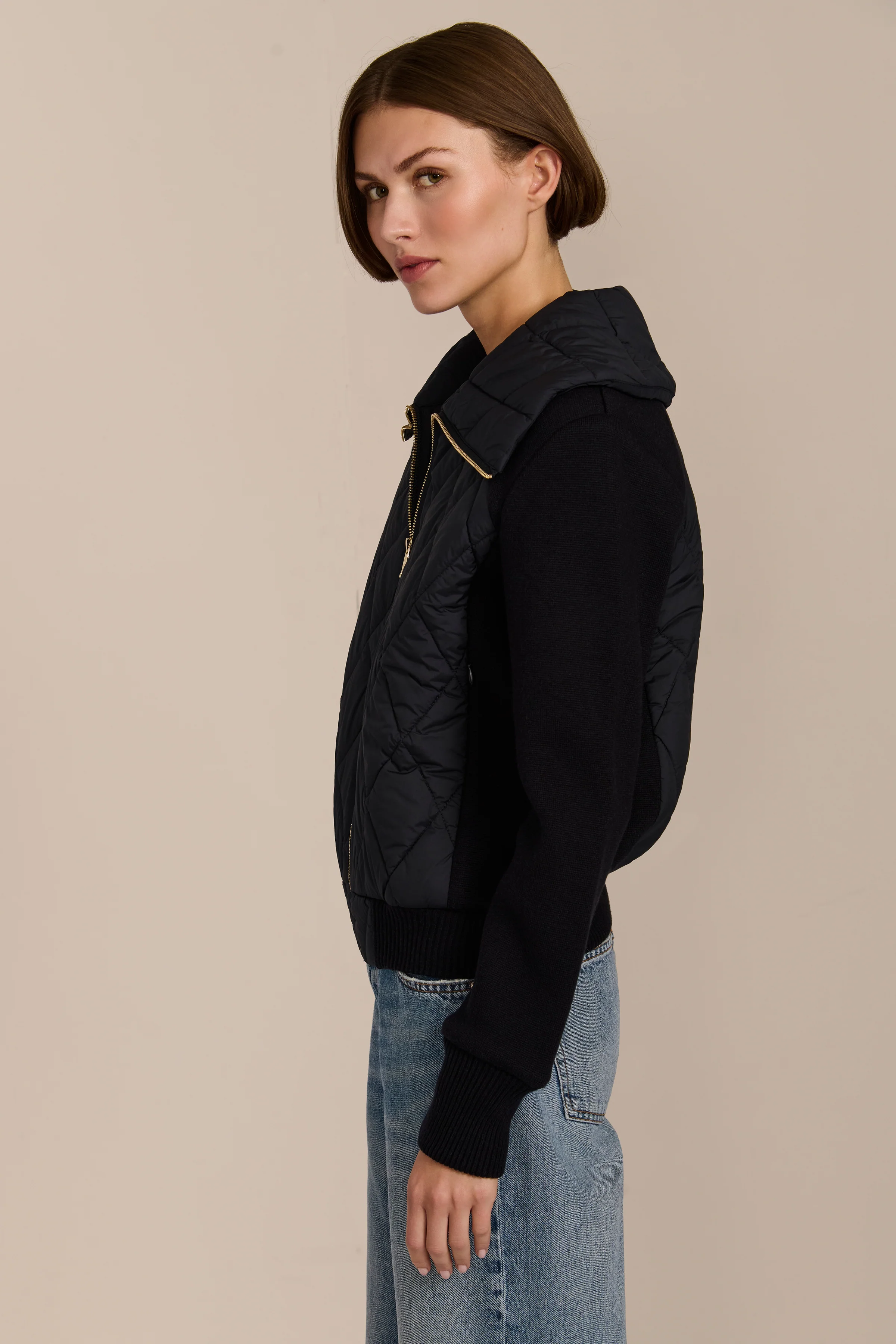 Broome Quilted Bomber Jacket - Image 3