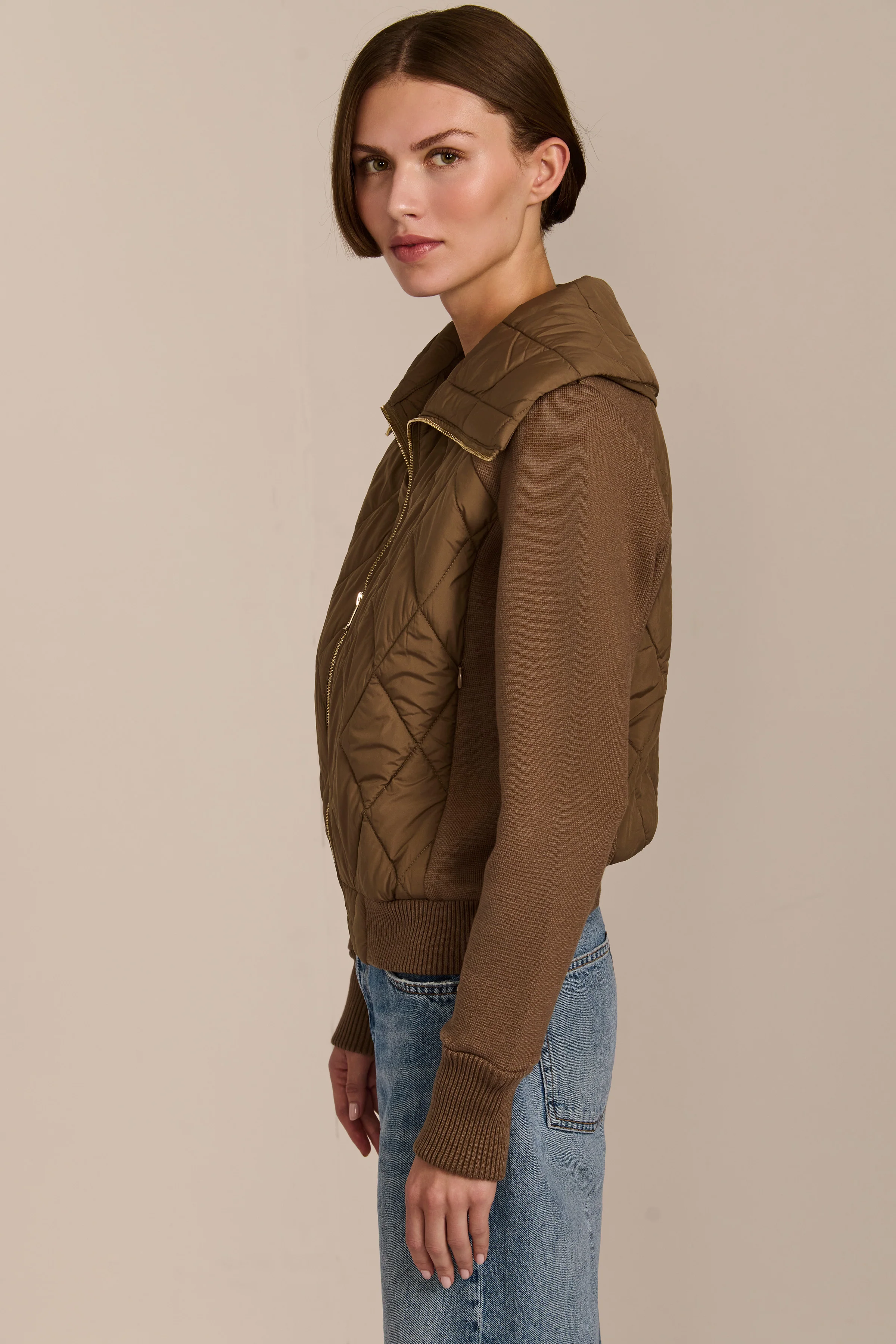 Broome Quilted Bomber Jacket - Image 3