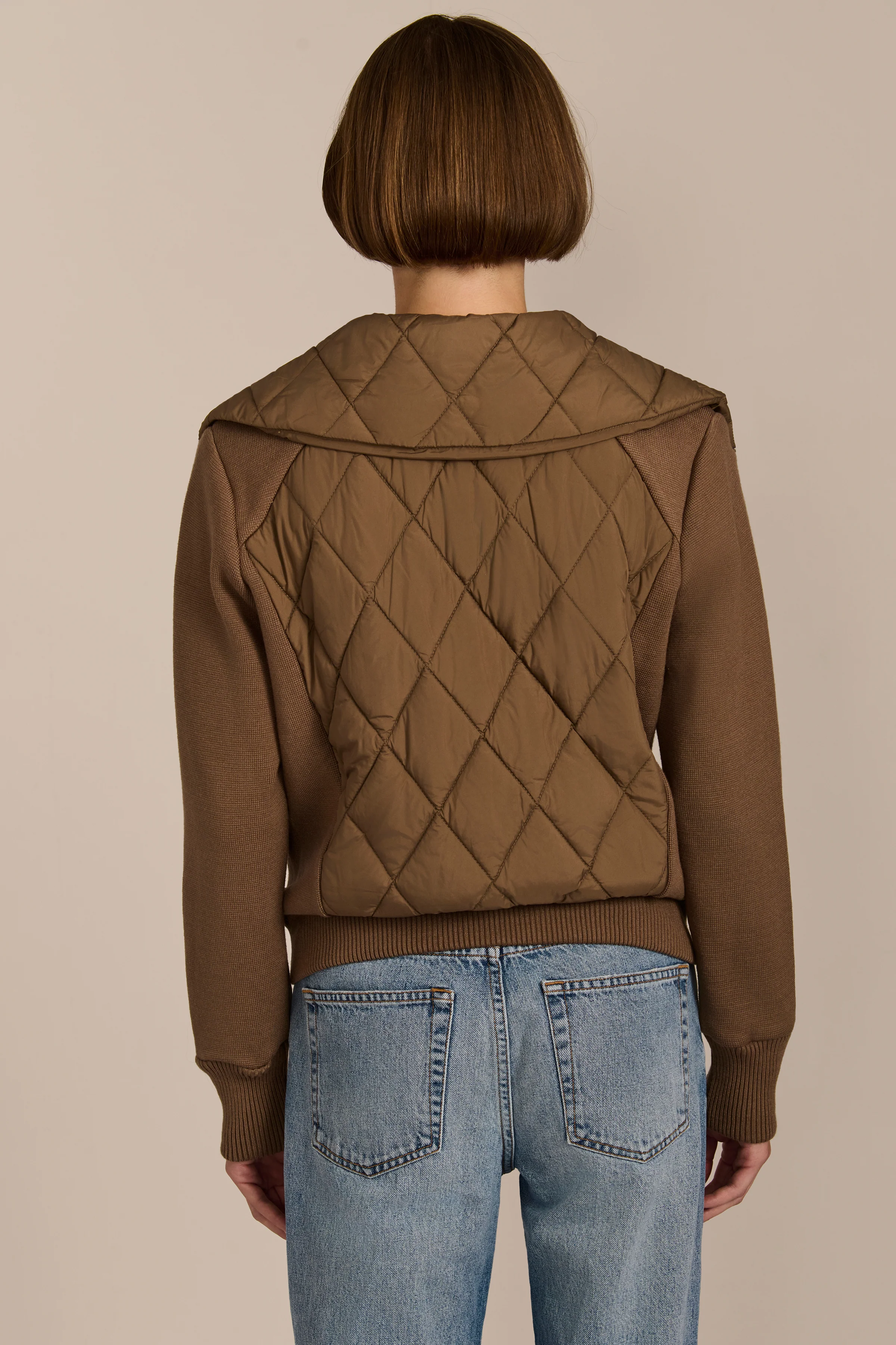 Broome Quilted Bomber Jacket - Image 4