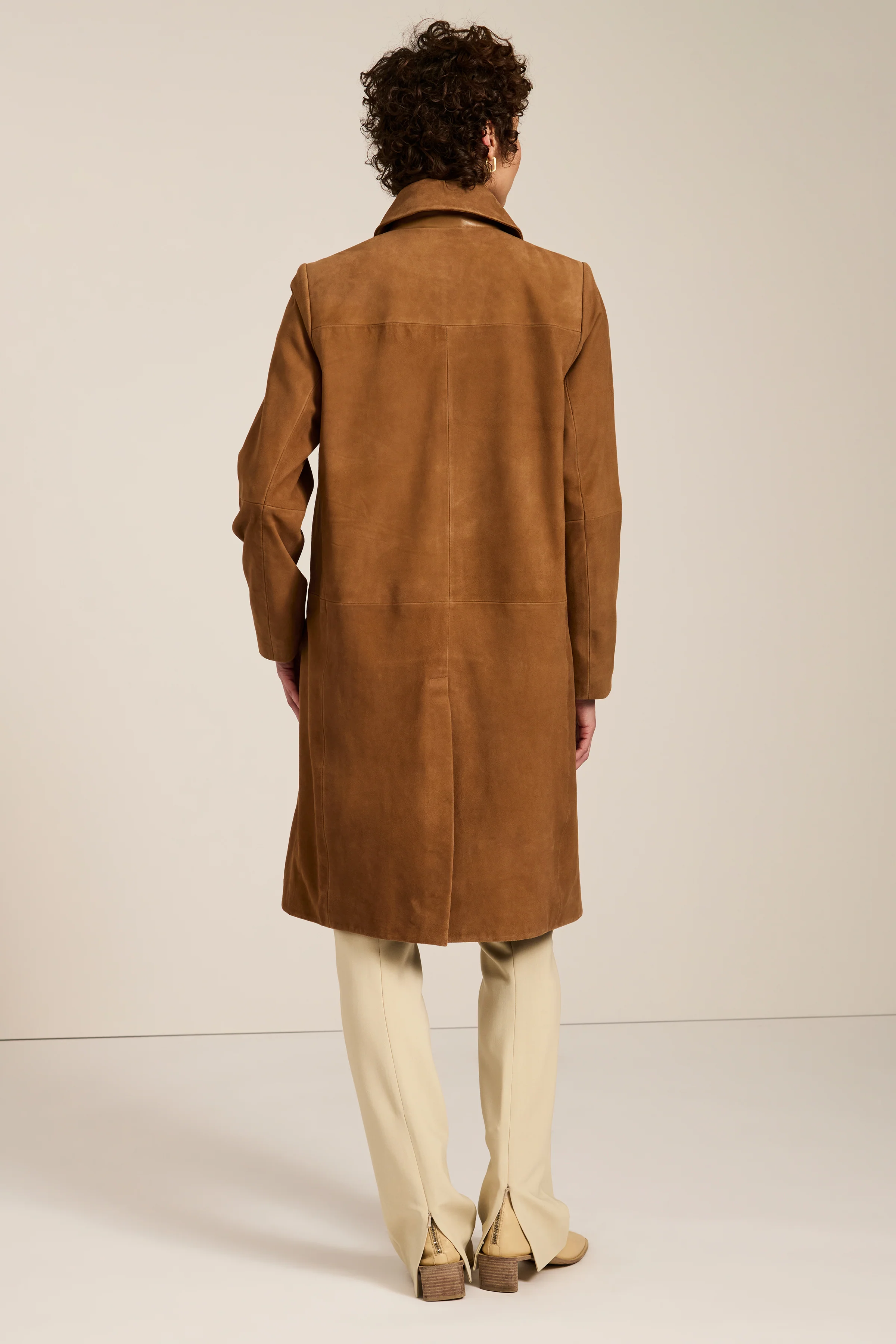 Carnegie Suede Car Coat - Image 6