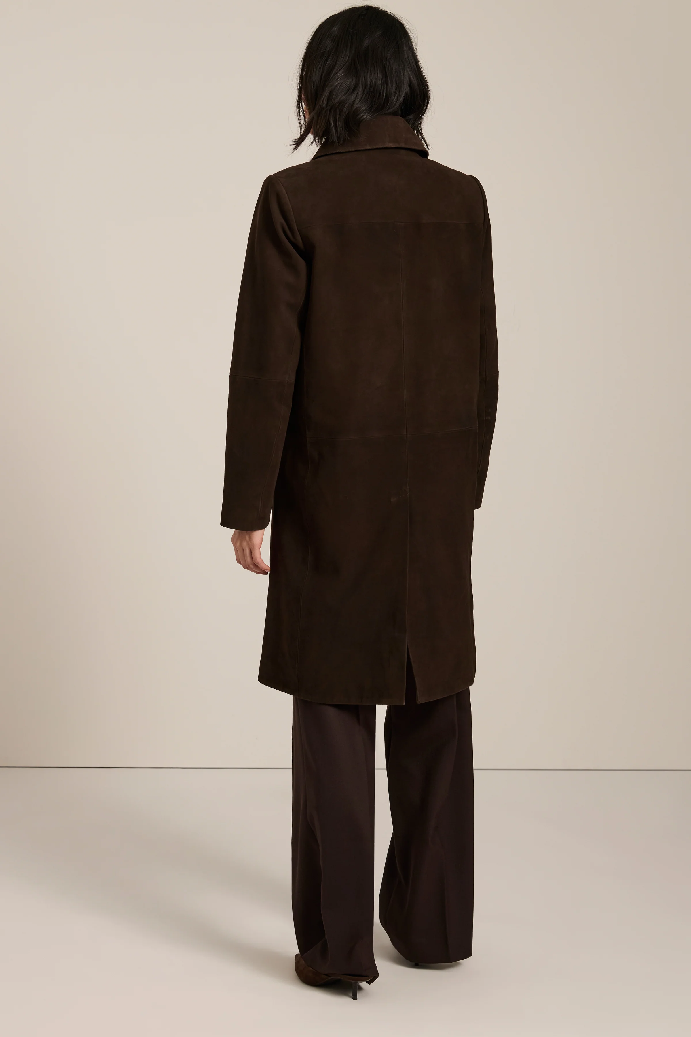 Carnegie Suede Car Coat - Image 6