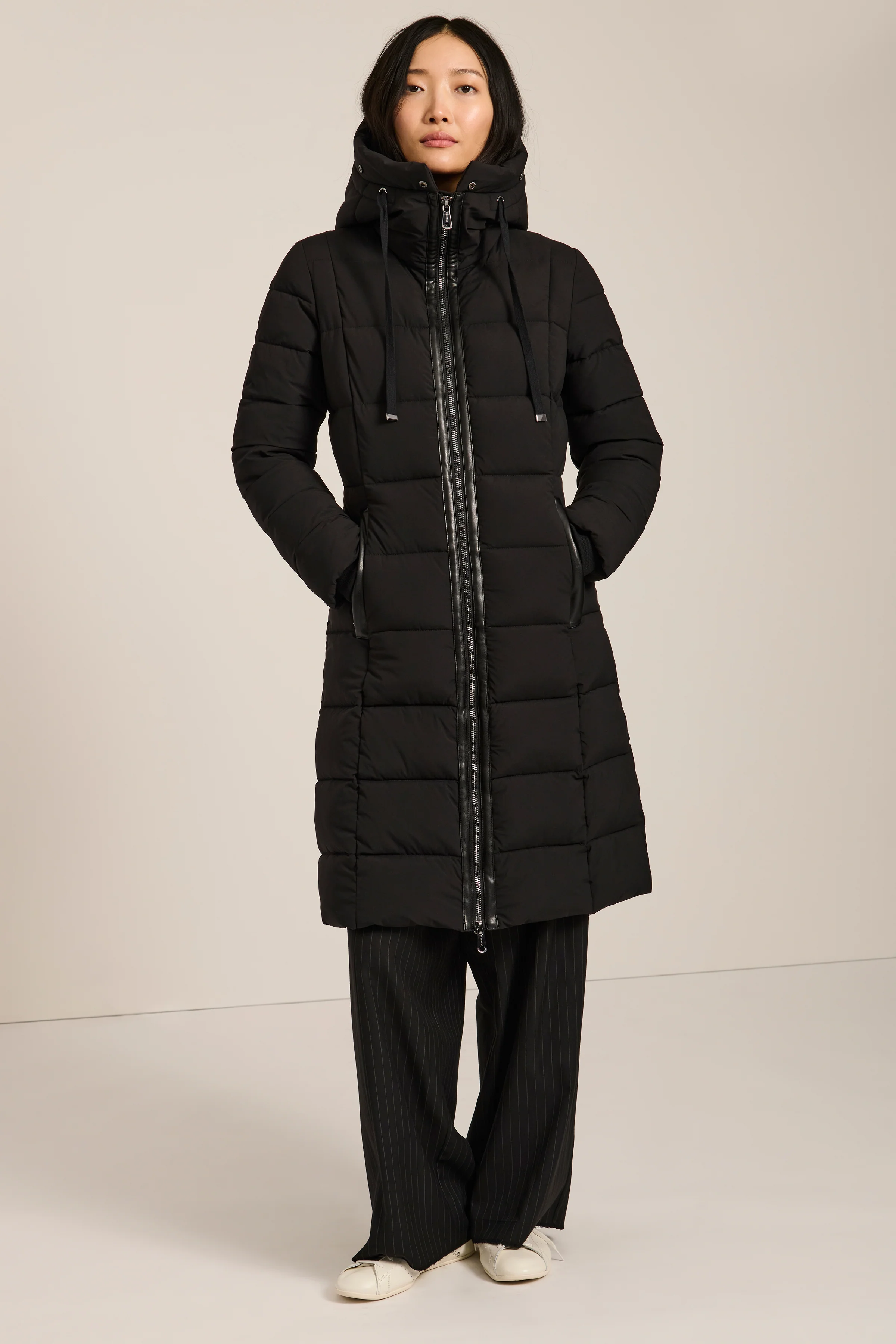 Celia Faux Fur Hooded Puffer Coat - Image 4