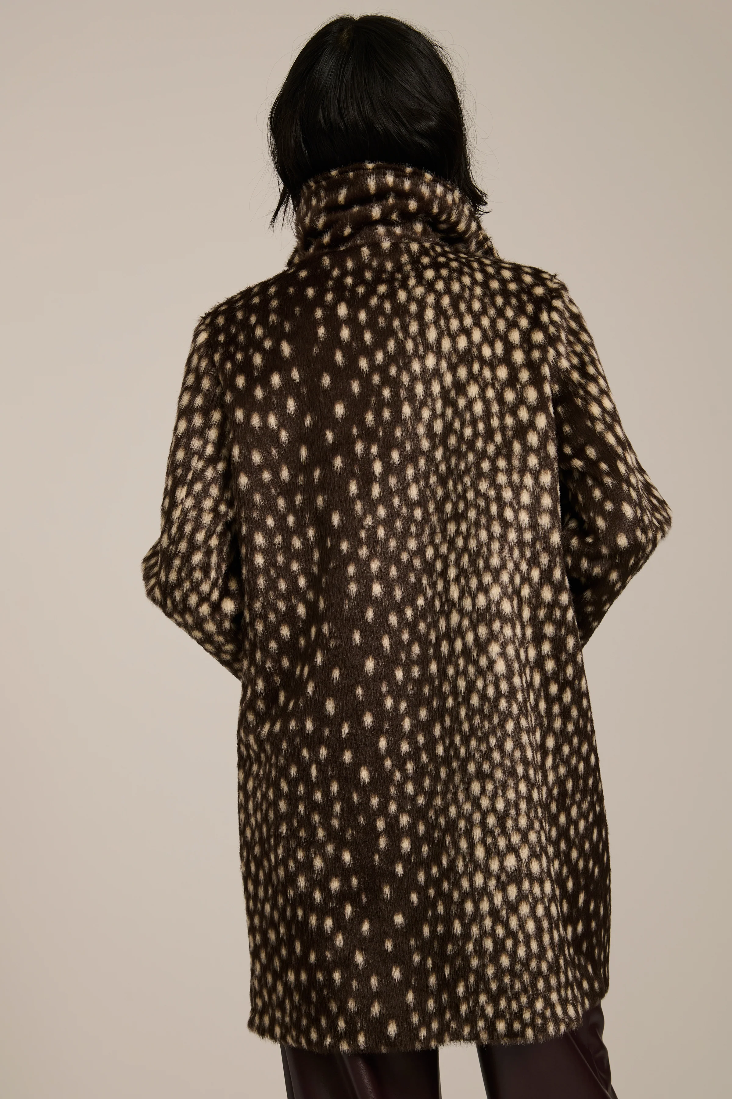 Dakota Bambi Print Tailored Coat - Image 6
