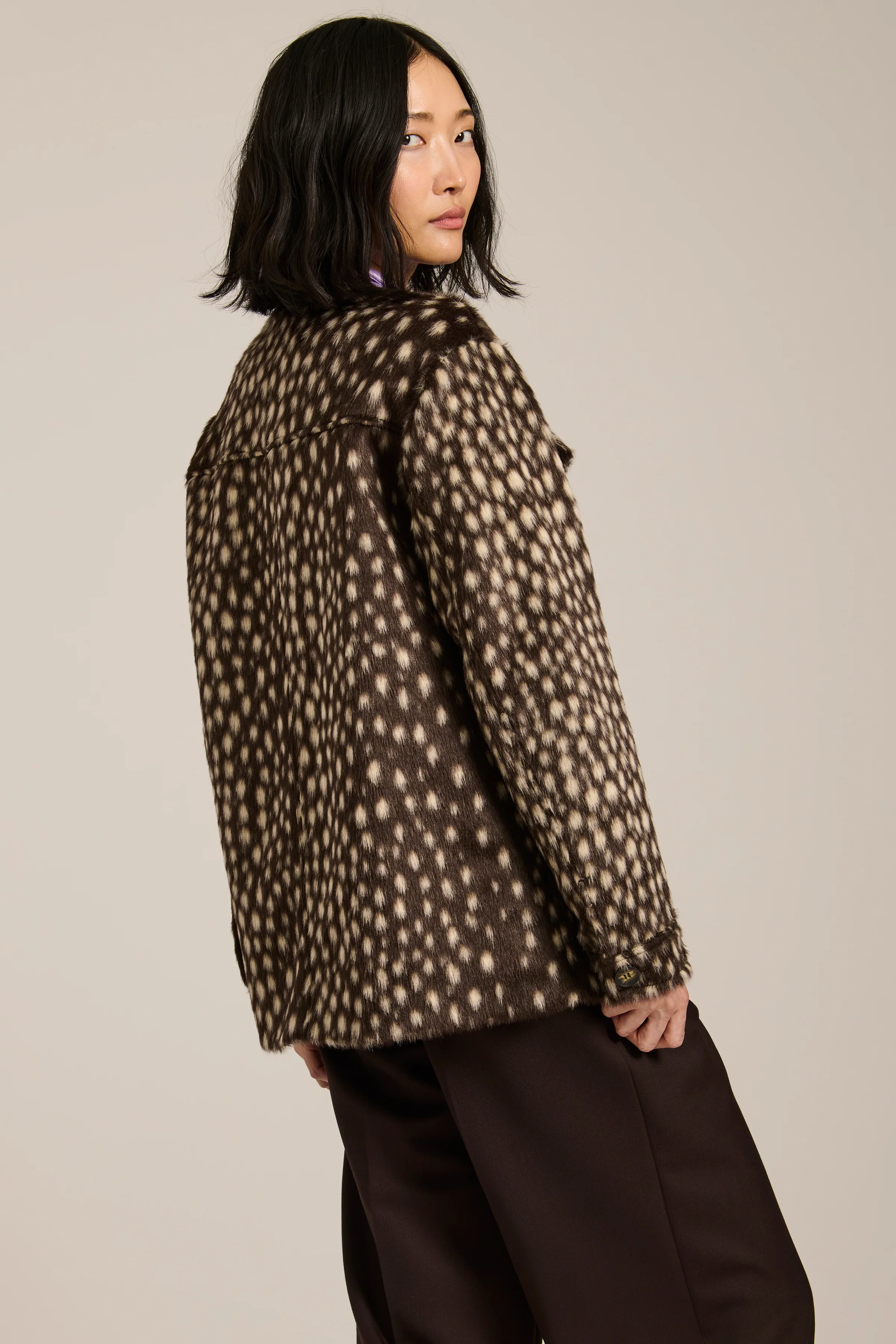 Dakota Bambi Print Utility Jacket - Image 4