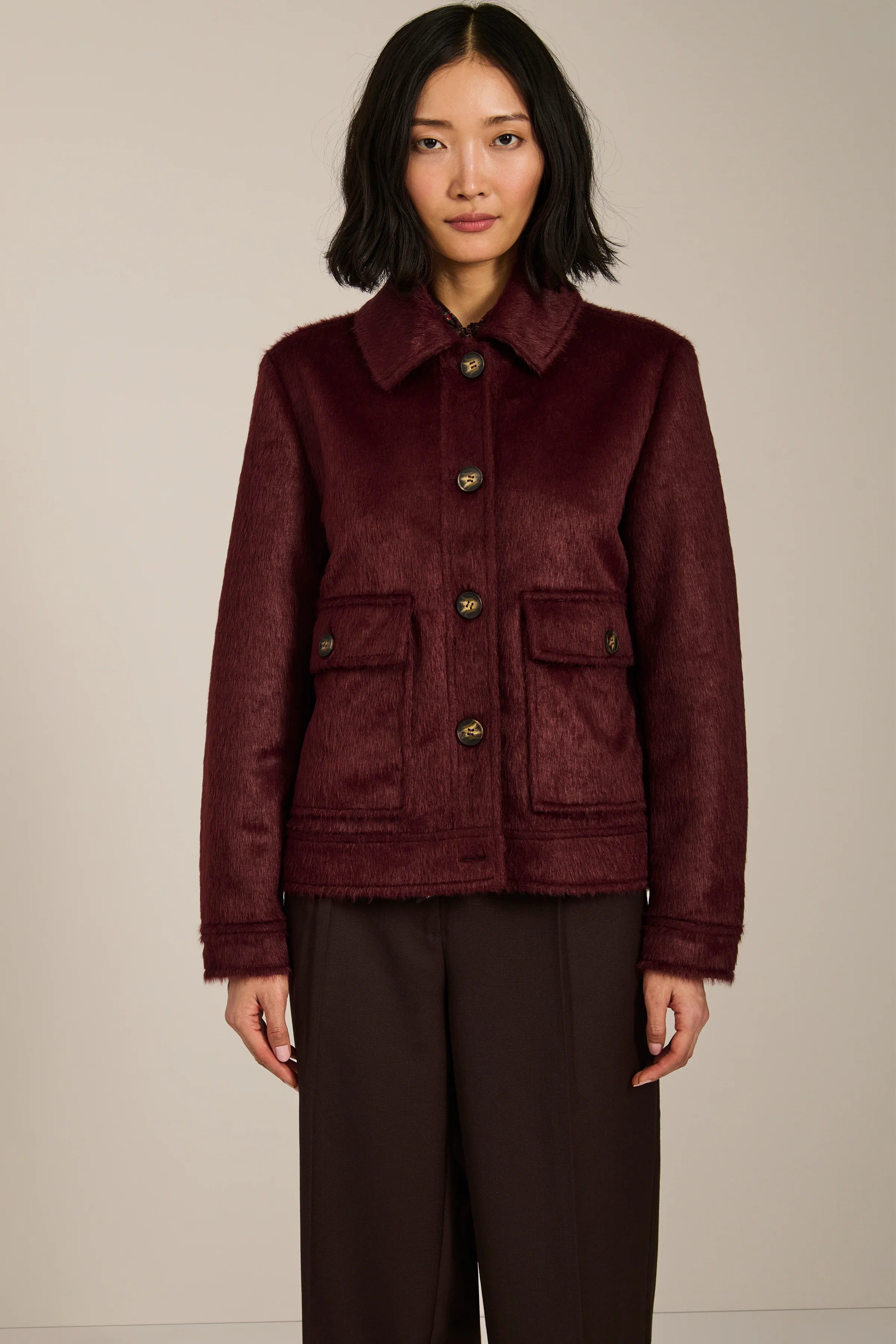 Dakota Faux Calf Hair Jacket