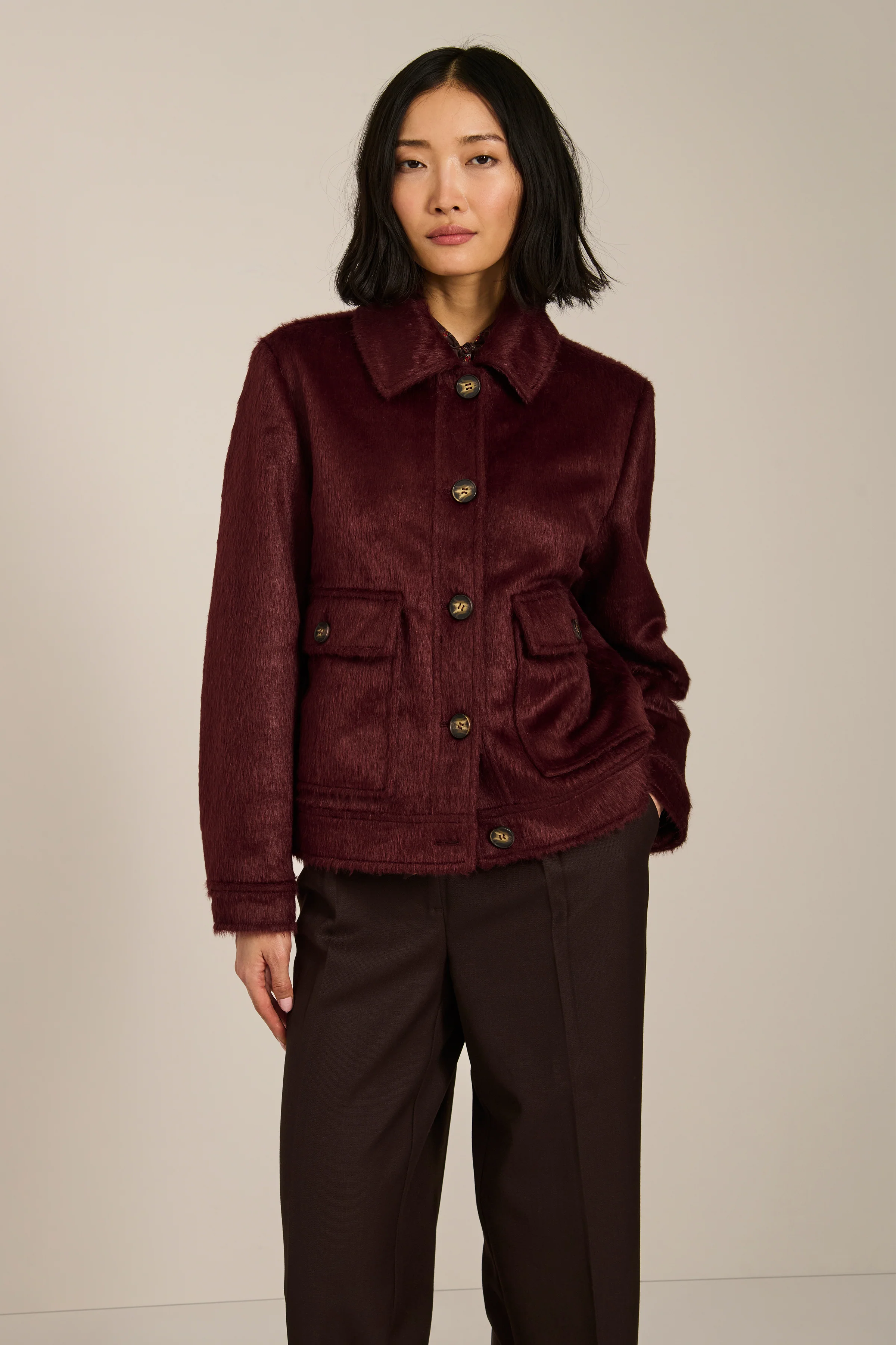 Dakota Faux Calf Hair Jacket - Image 3