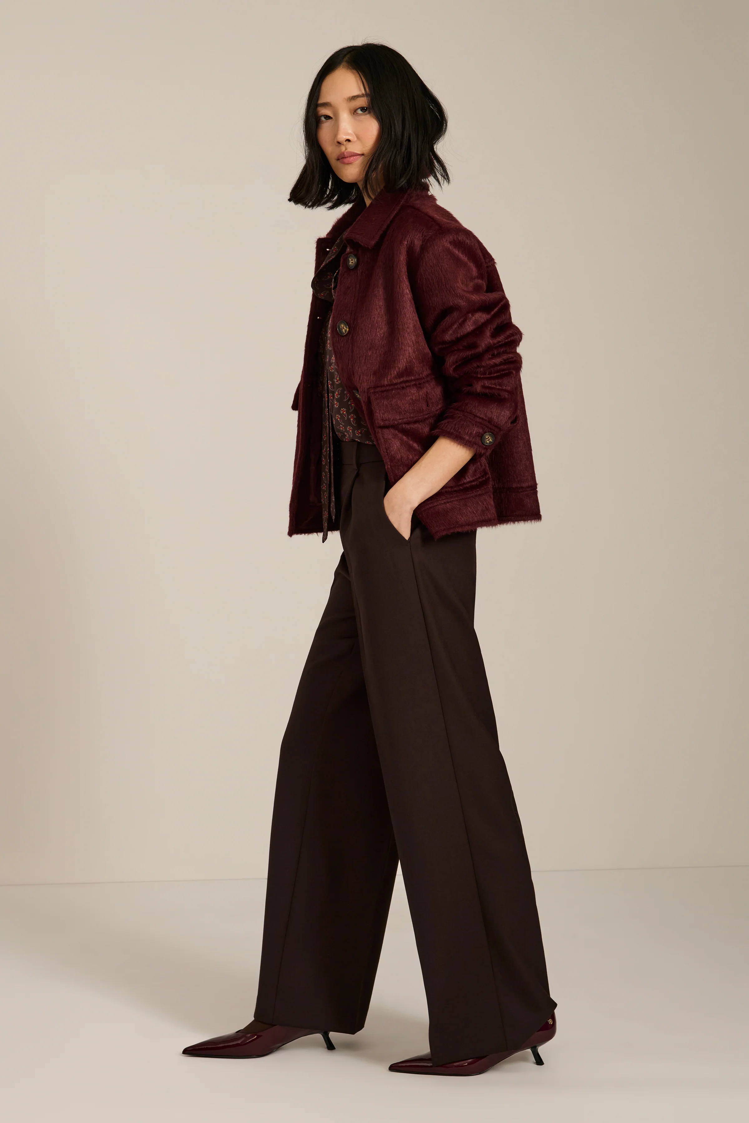 Dakota Faux Calf Hair Jacket - Image 5