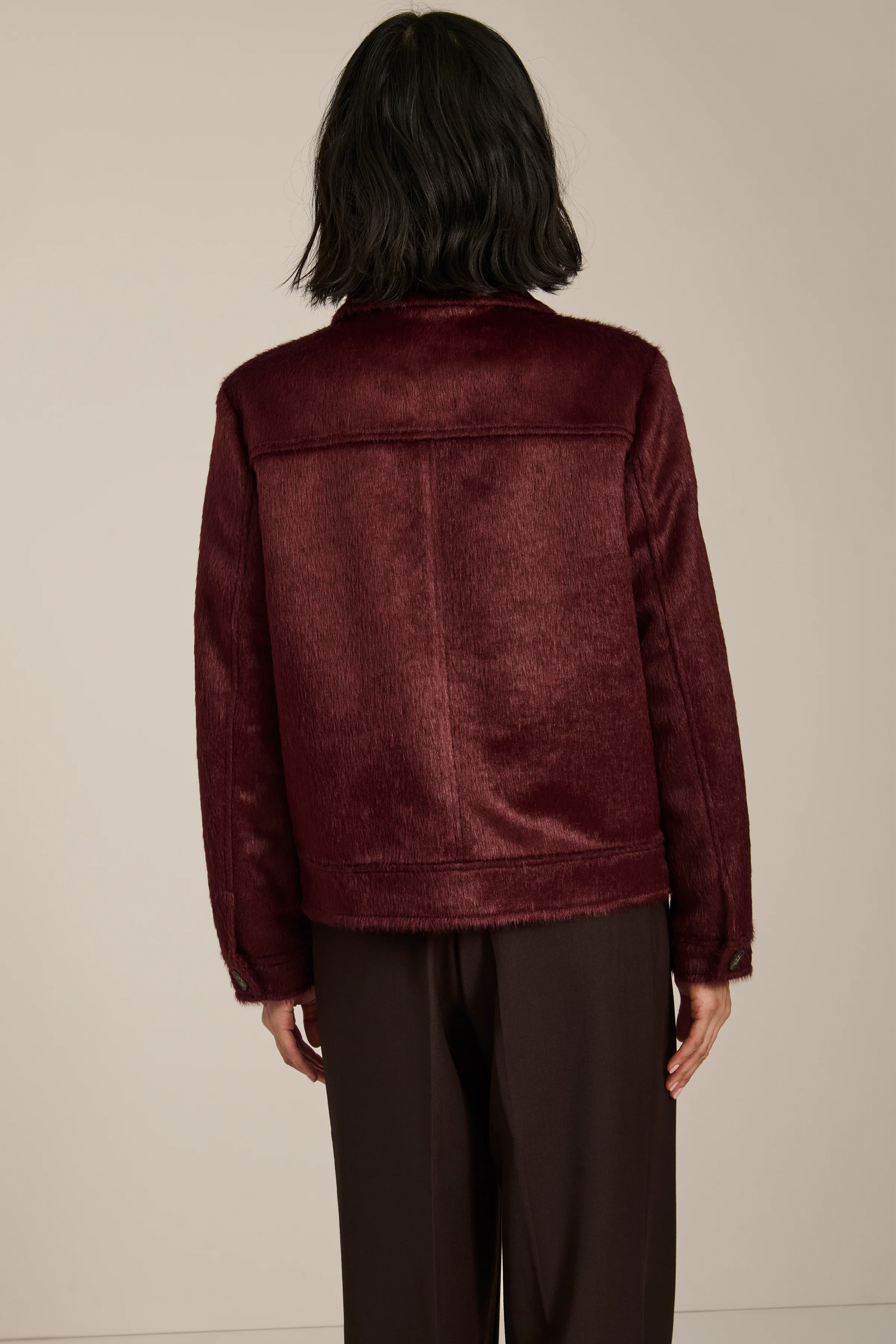 Dakota Faux Calf Hair Jacket - Image 6