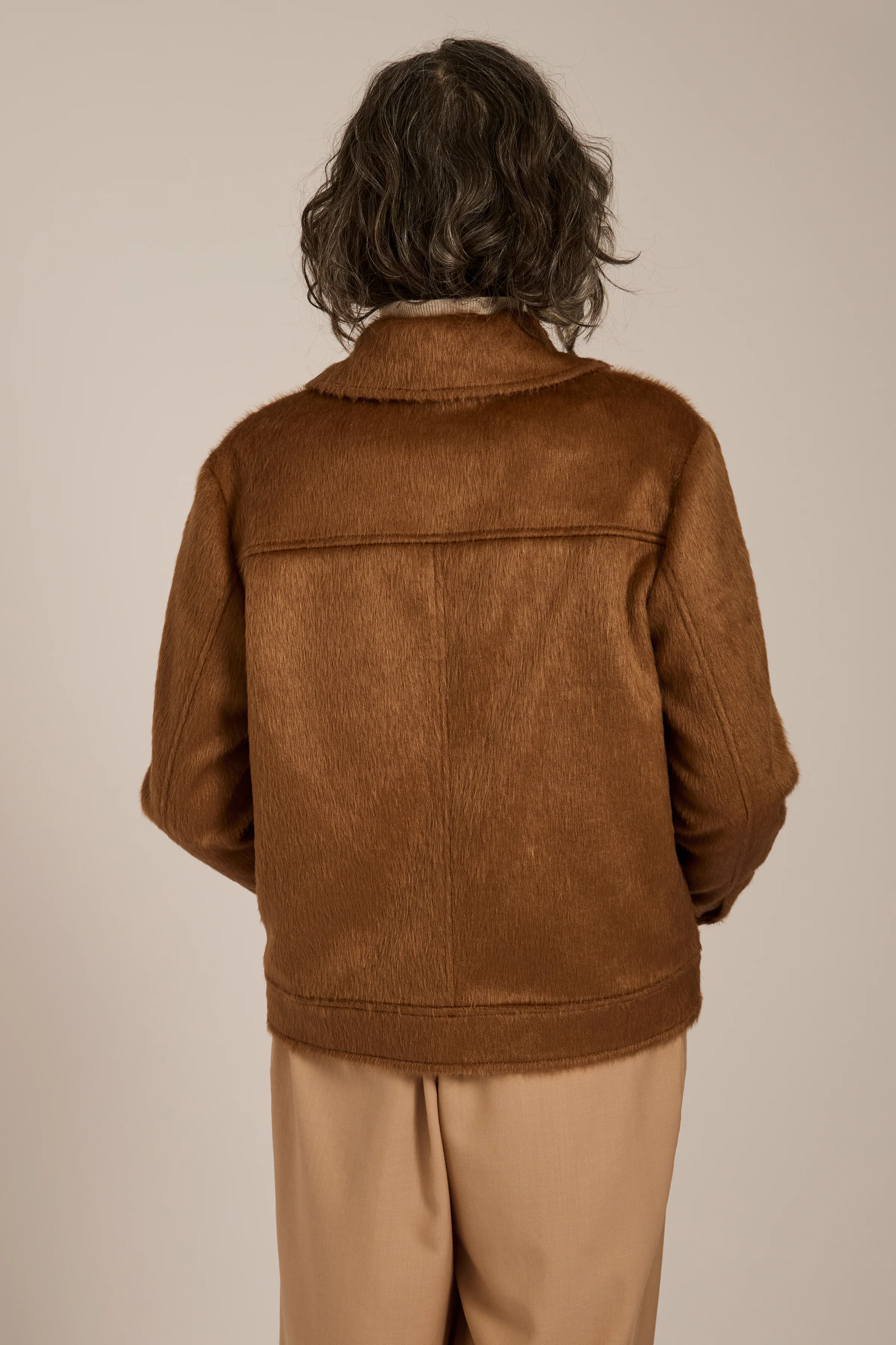 Dakota Faux Calf Hair Jacket - Image 4