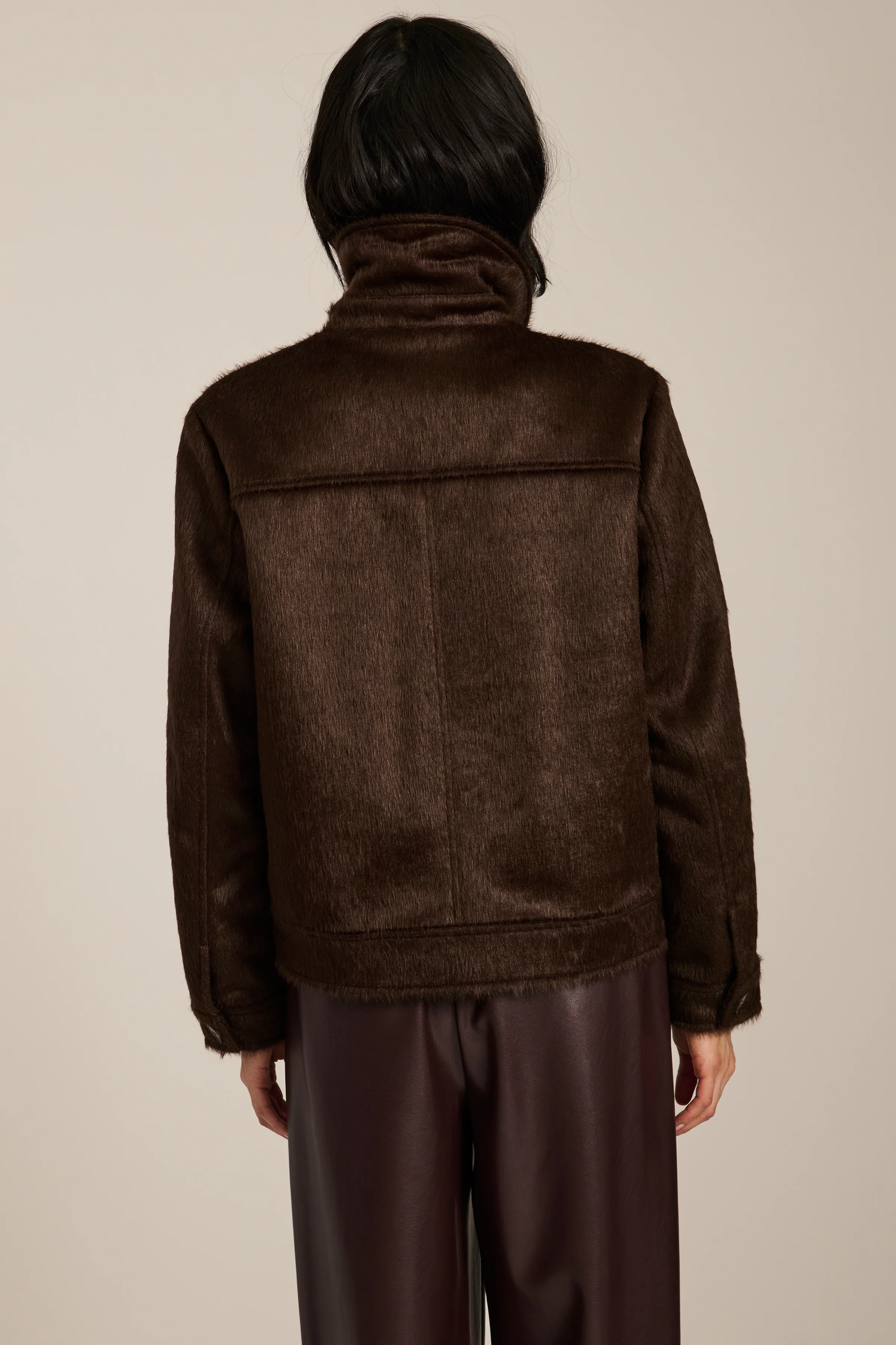 Dakota Faux Calf Hair Jacket - Image 4