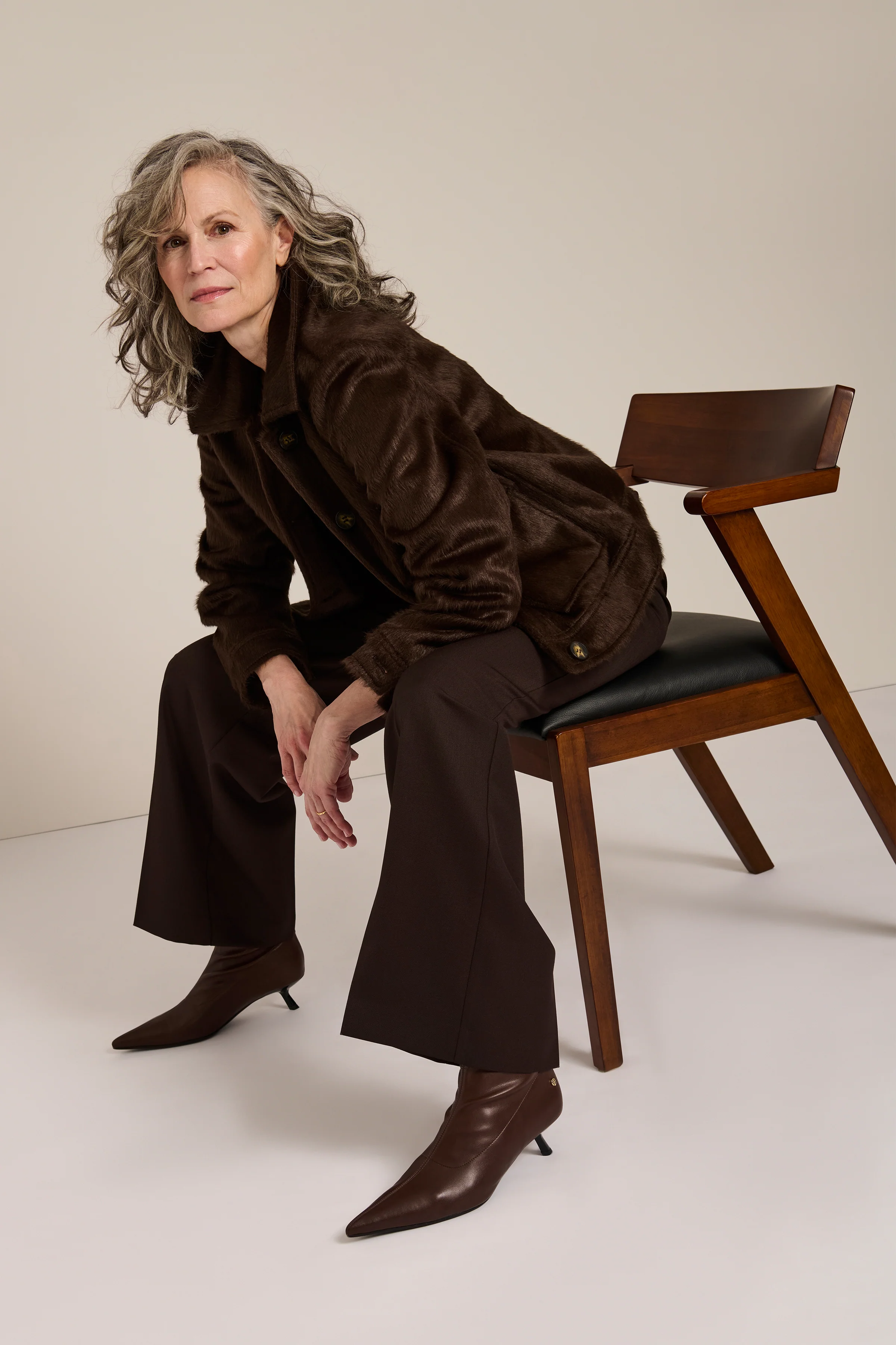 Dakota Faux Calf Hair Jacket - Image 6