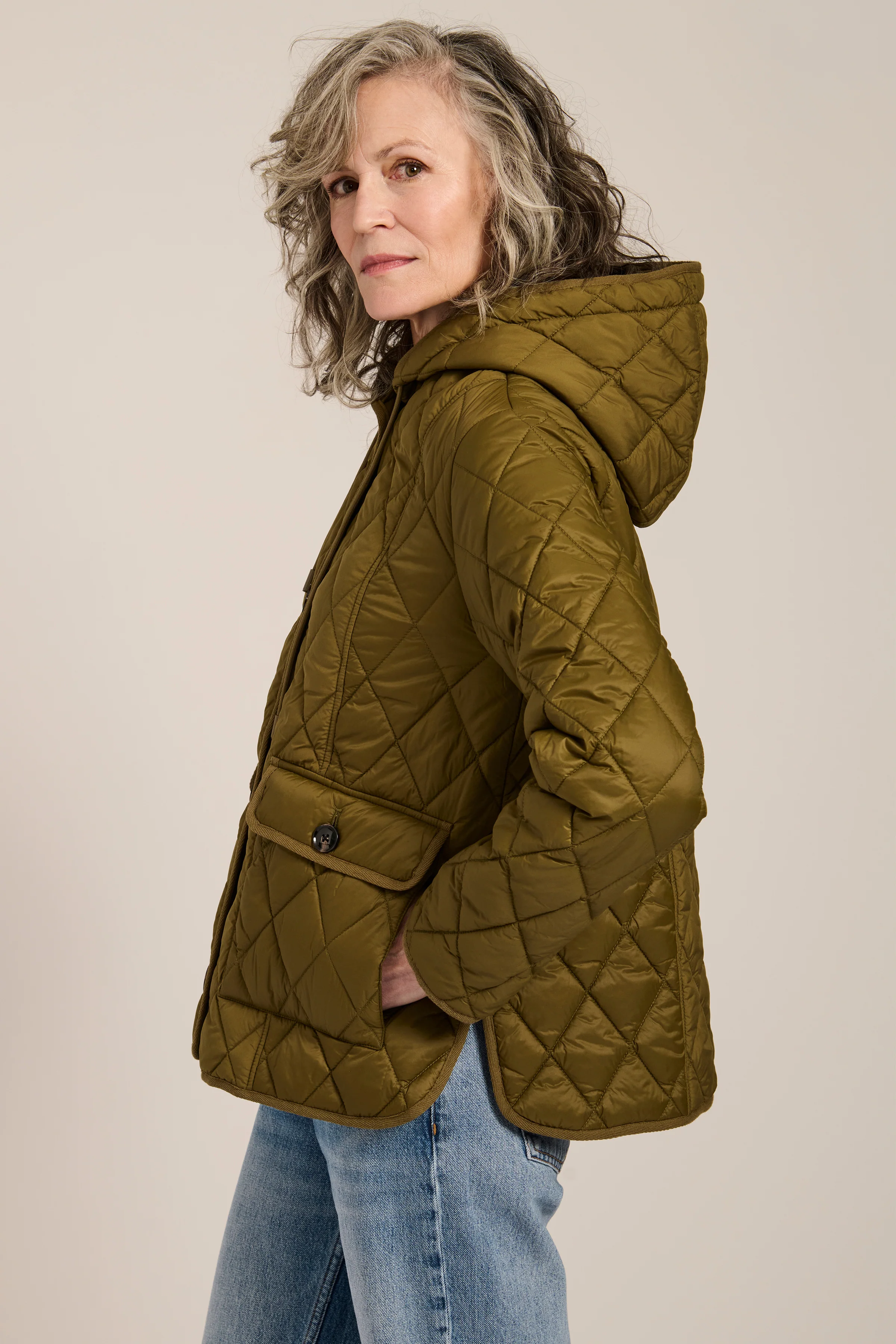 Gramercy Quilted Hooded Jacket - Image 3
