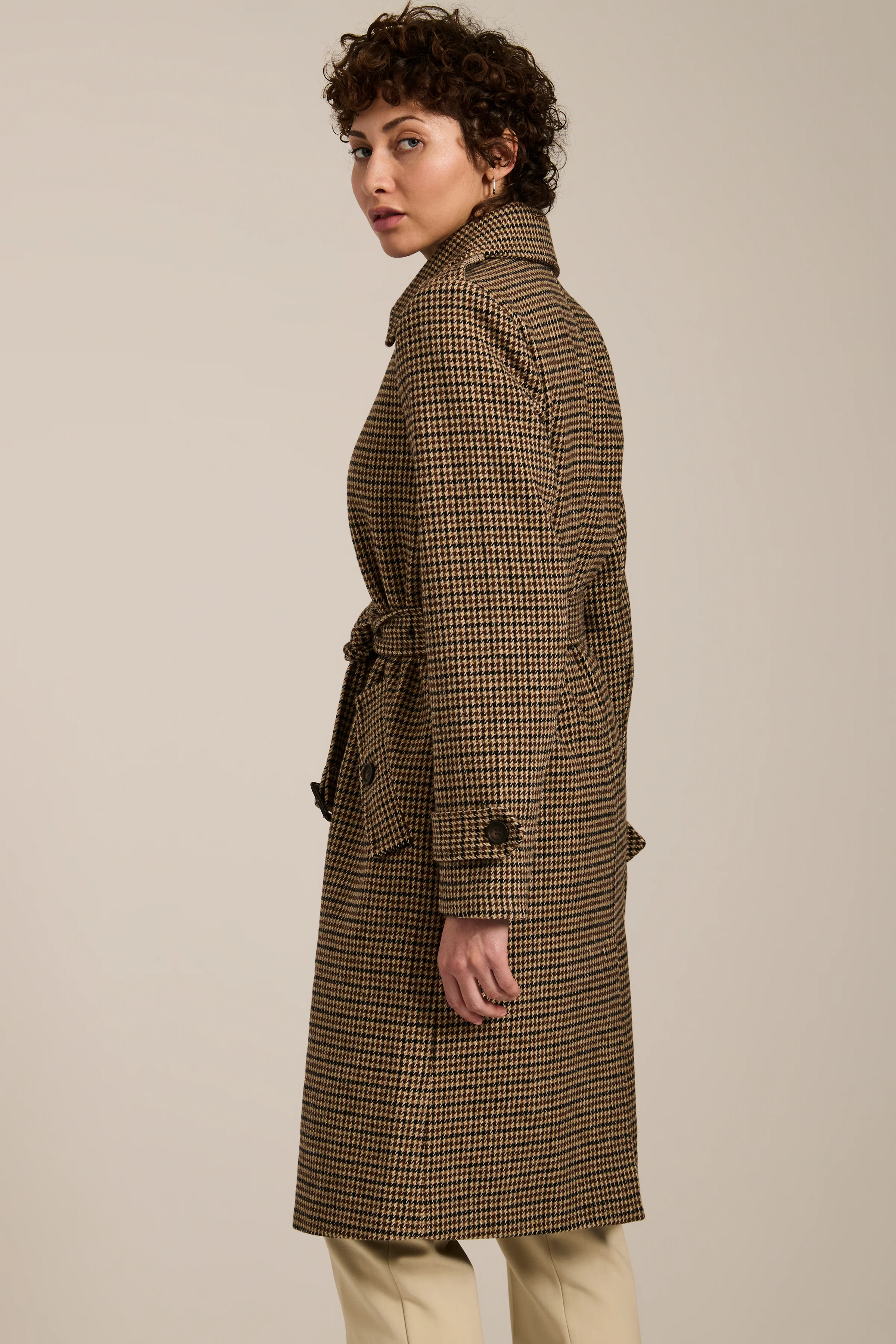 Greenwich Gingham Belted Coat - Image 3