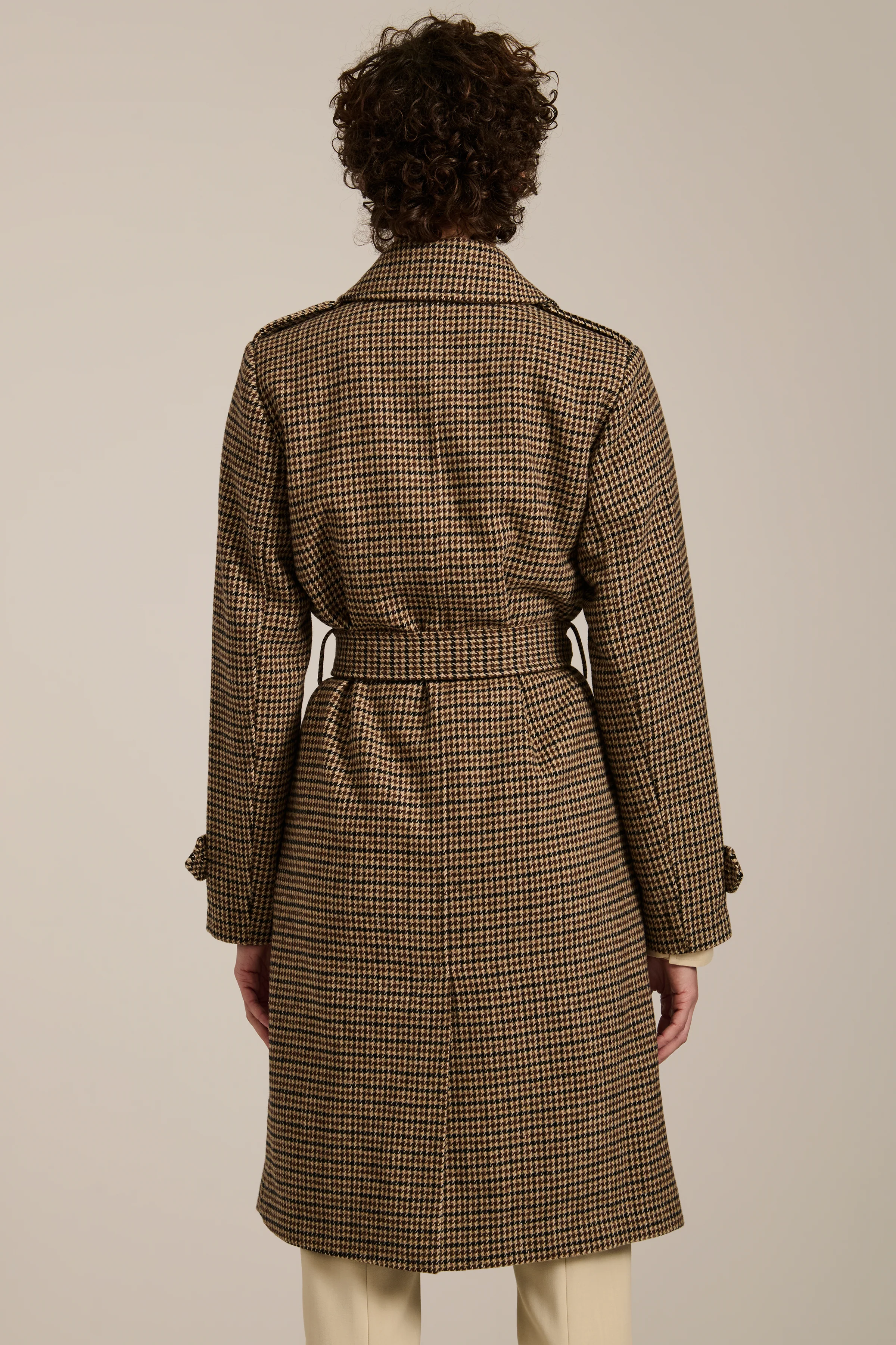Greenwich Gingham Belted Coat - Image 5