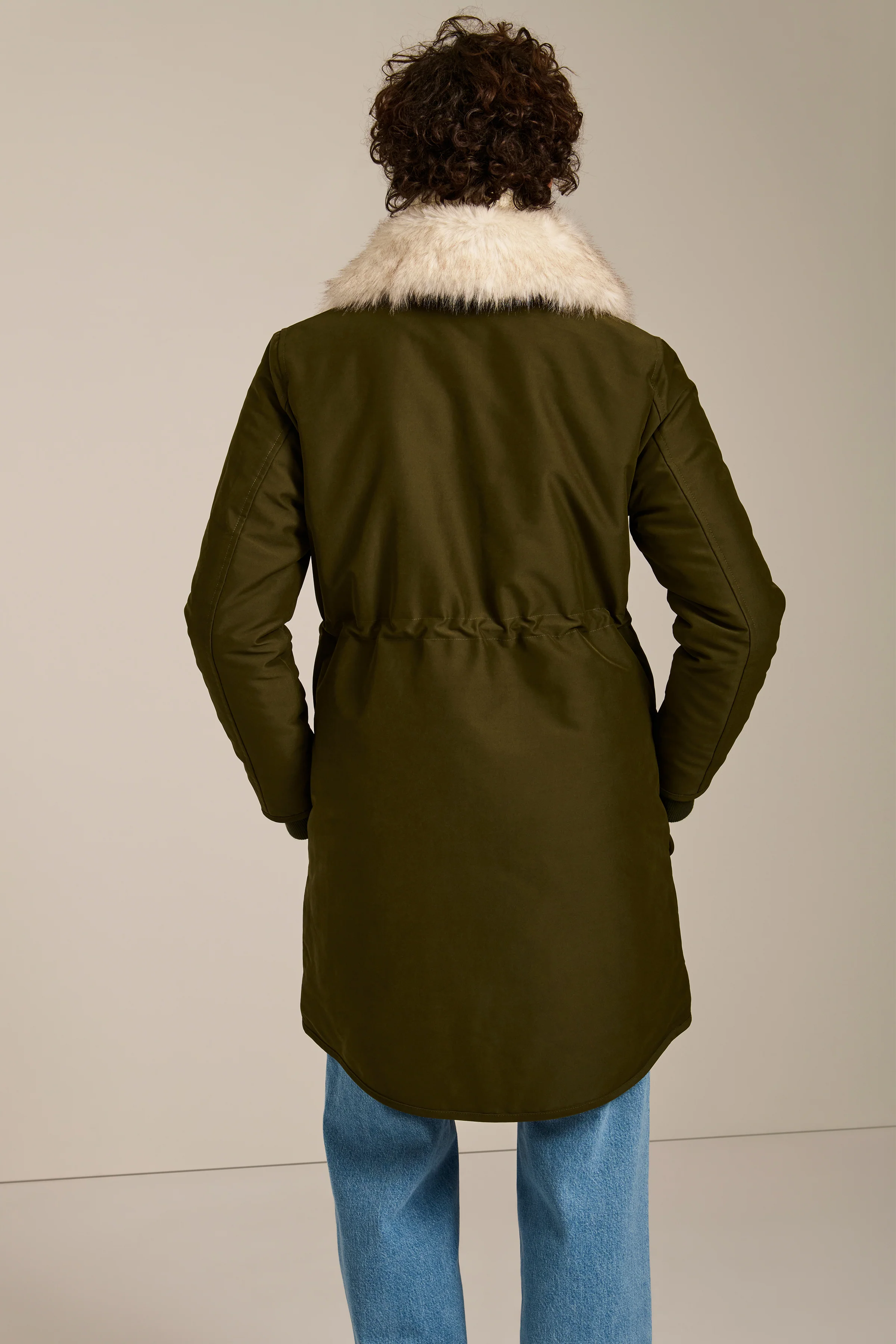 Hazel Faux Fur Trim Parka - Image 6