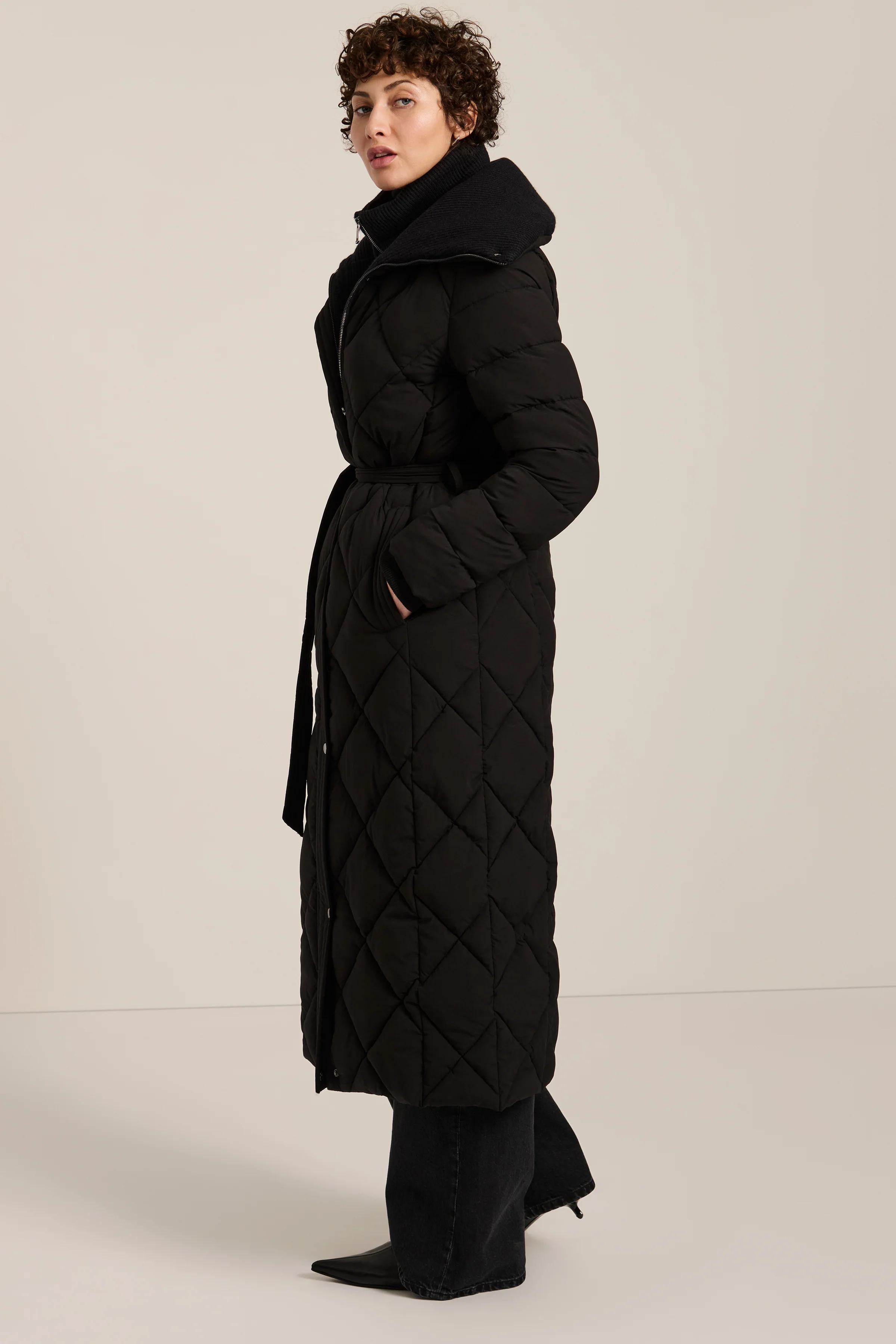 Jane Quilted Puffer Coat - Image 3