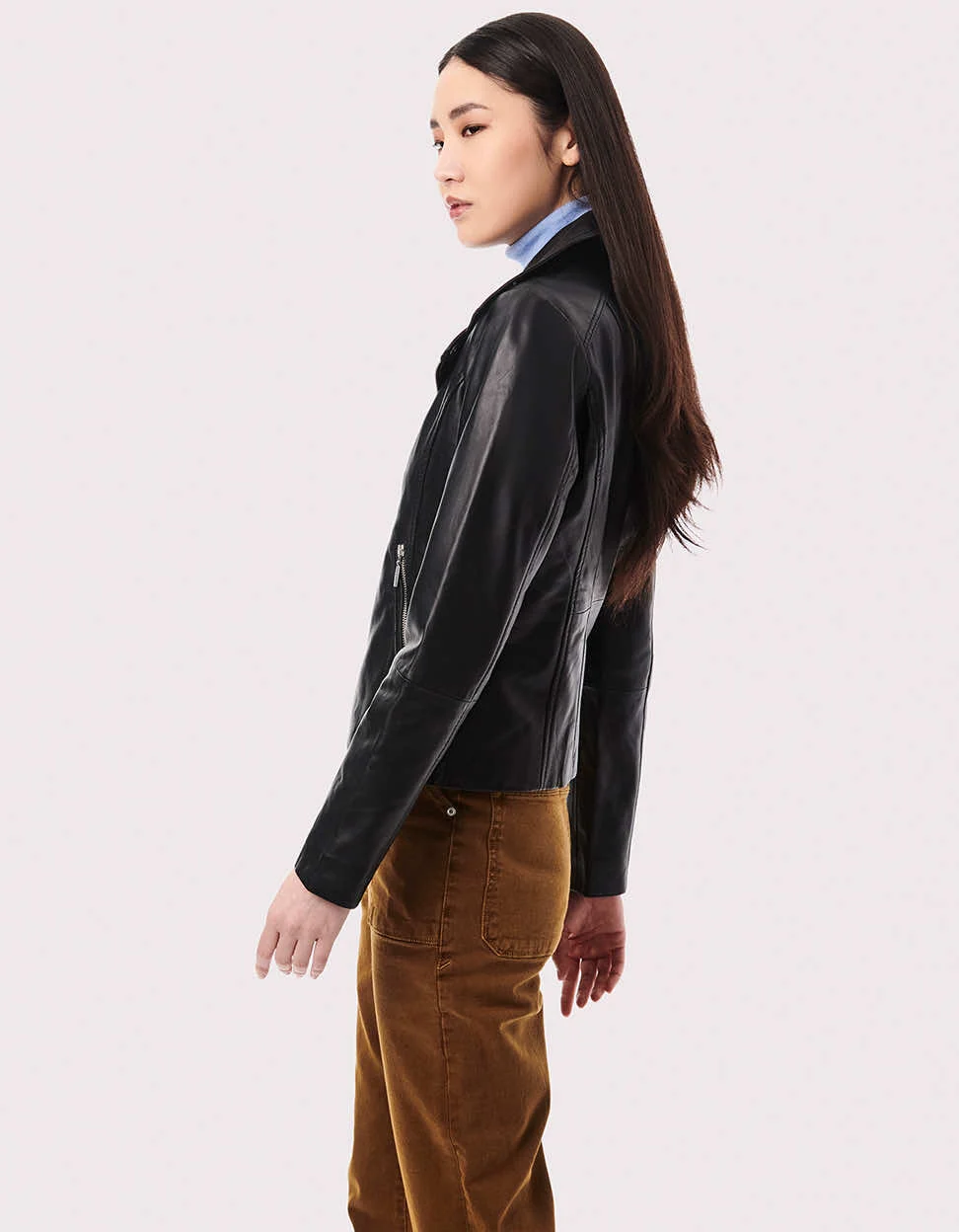 Moto City Genuine Leather Jacket - Image 3