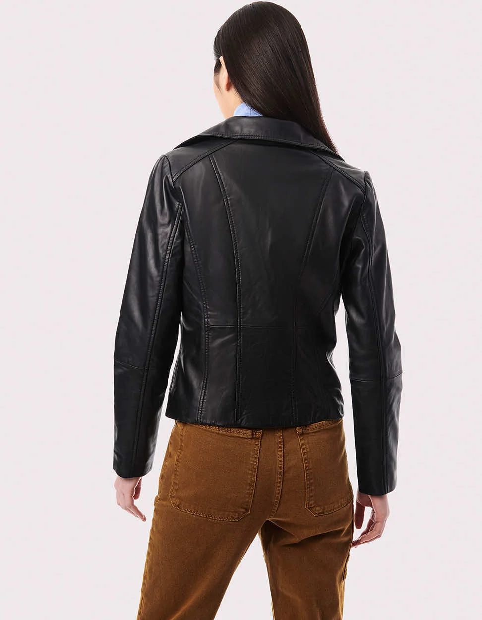 Moto City Genuine Leather Jacket - Image 4
