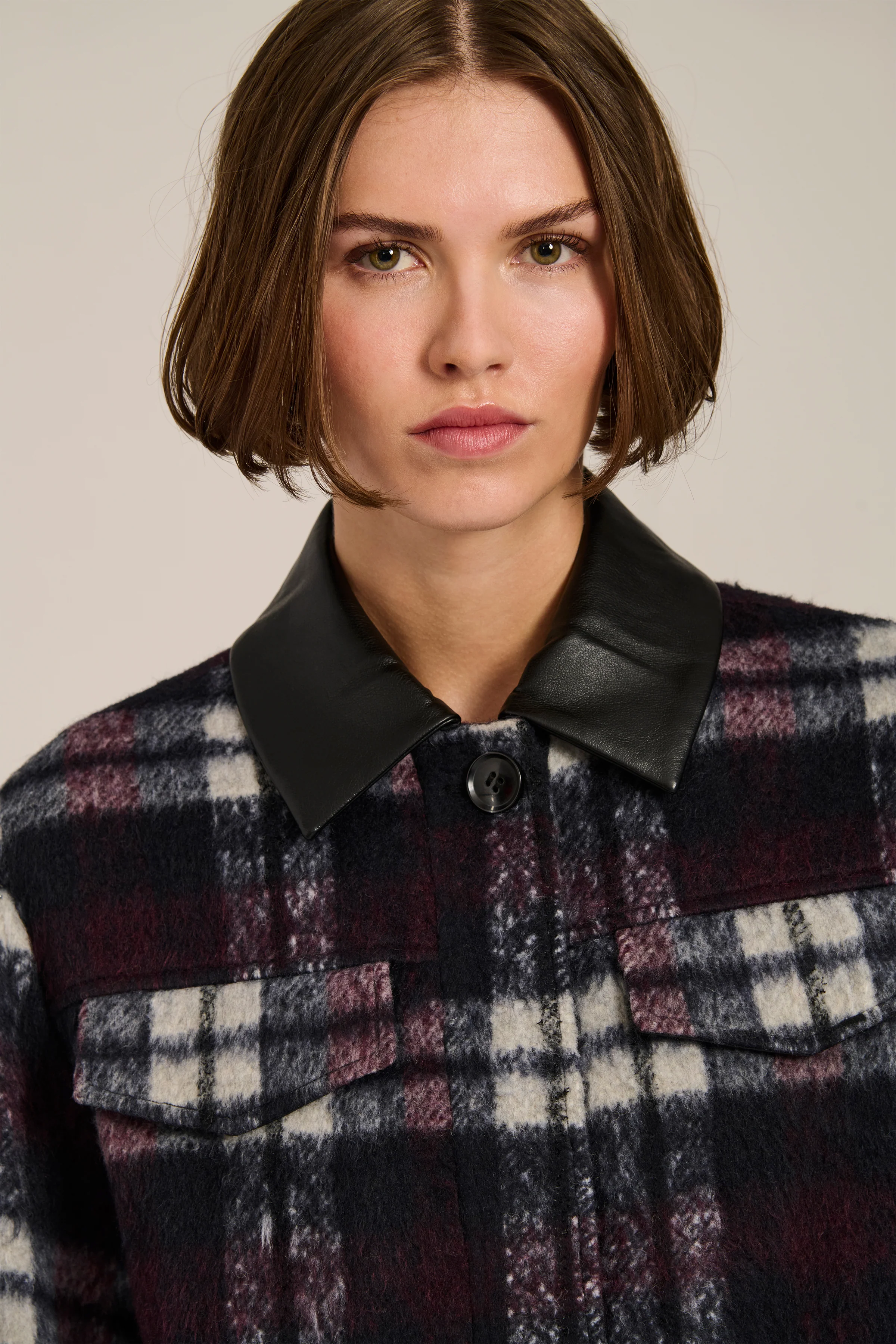 Quinn Brushed Plaid Shirt Jacket - Image 6