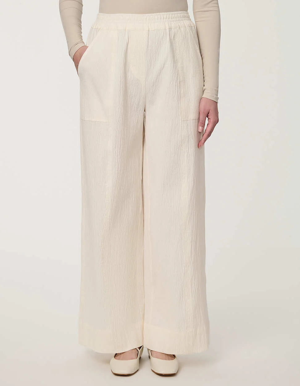 Seersucker Pull-on Pant
