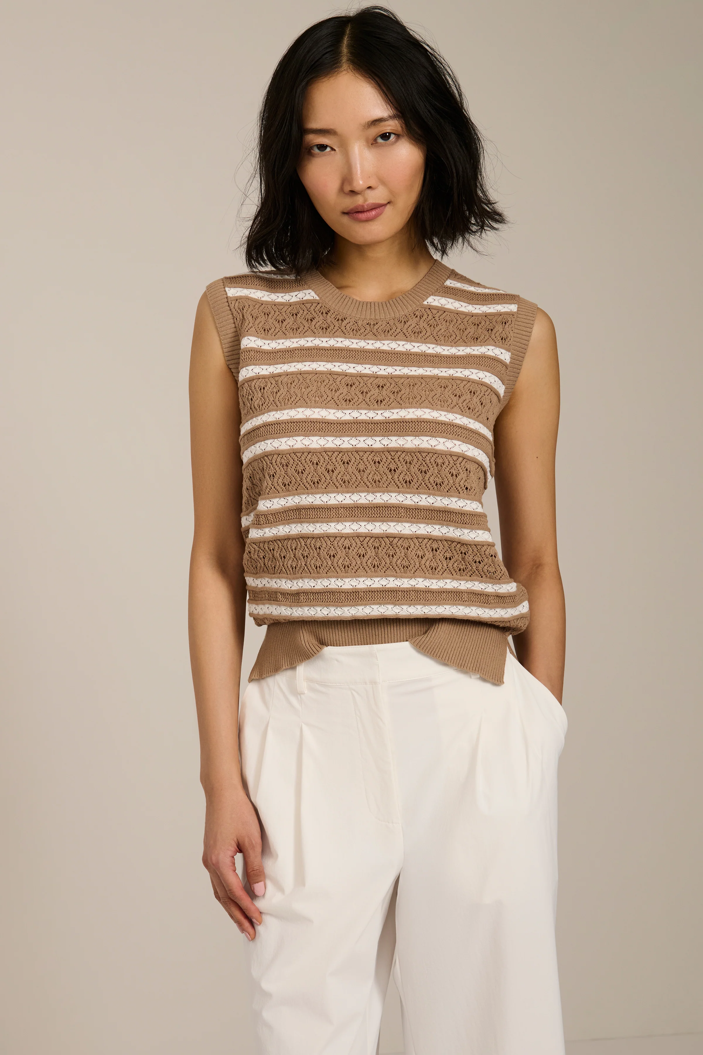 Striped Knit Top
