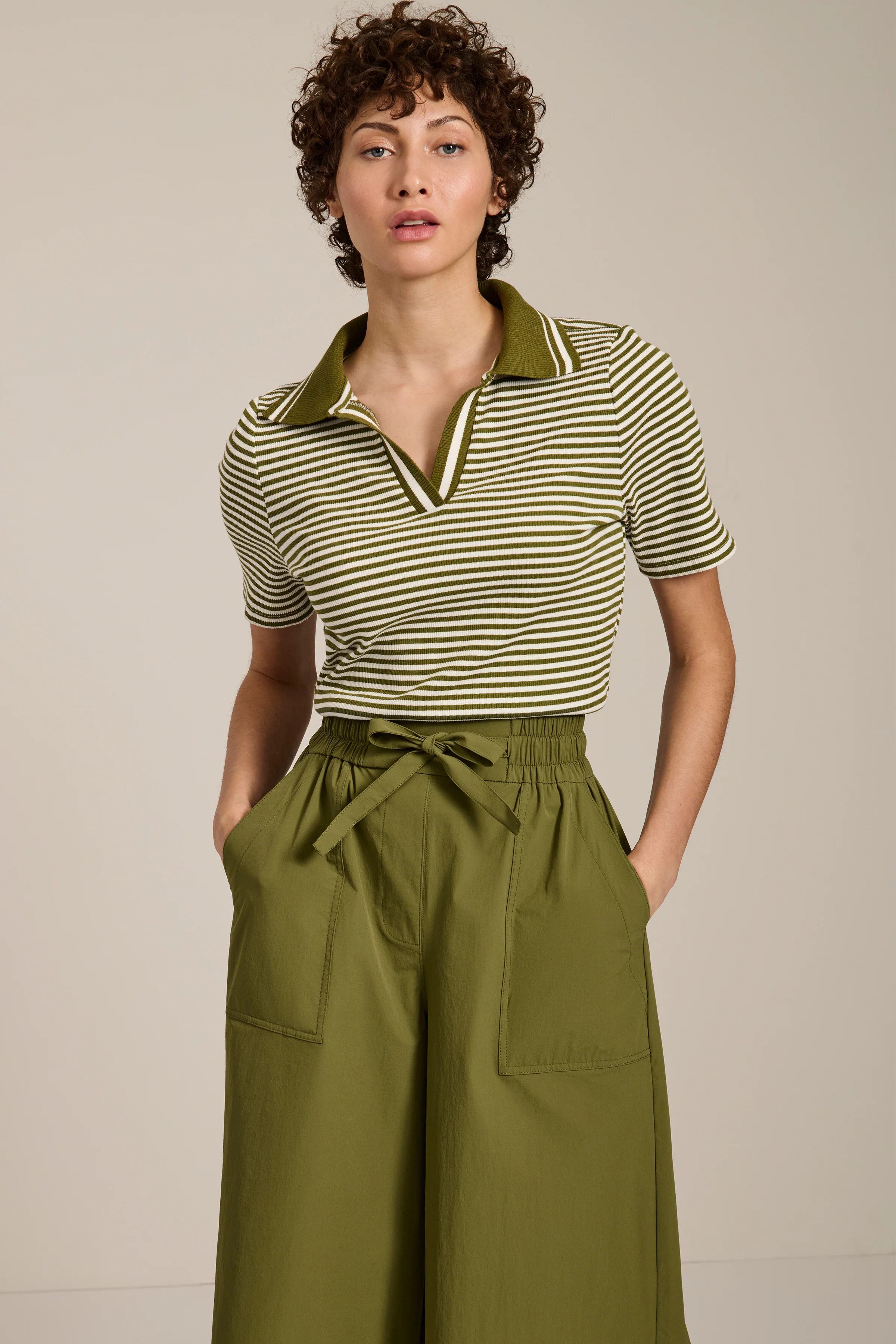 Striped Short Sleeve Polo - Image 2