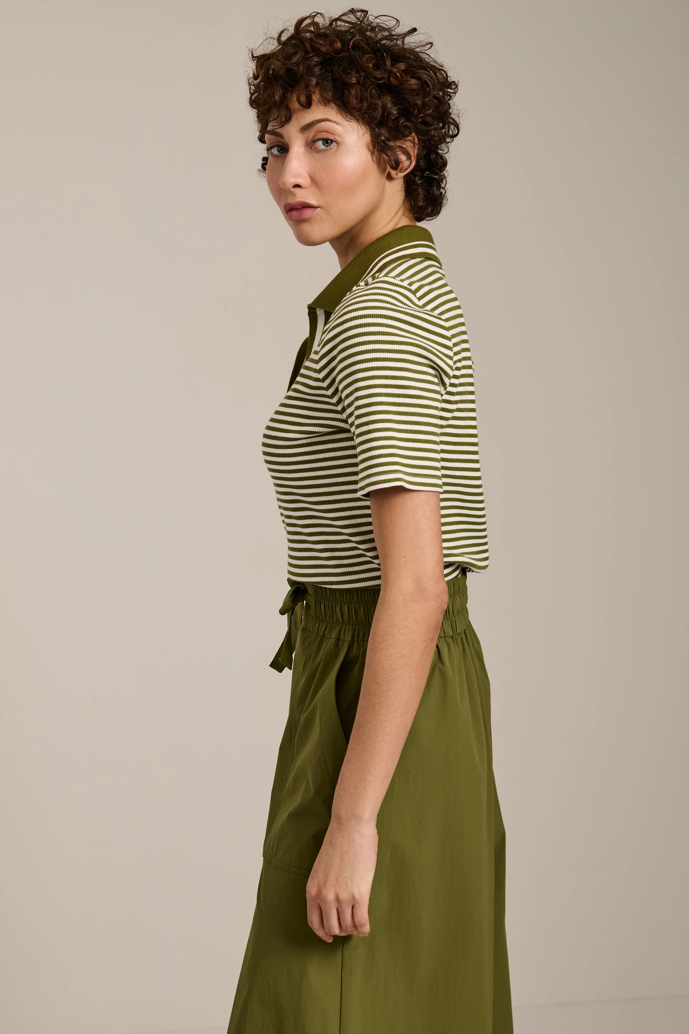 Striped Short Sleeve Polo - Image 3