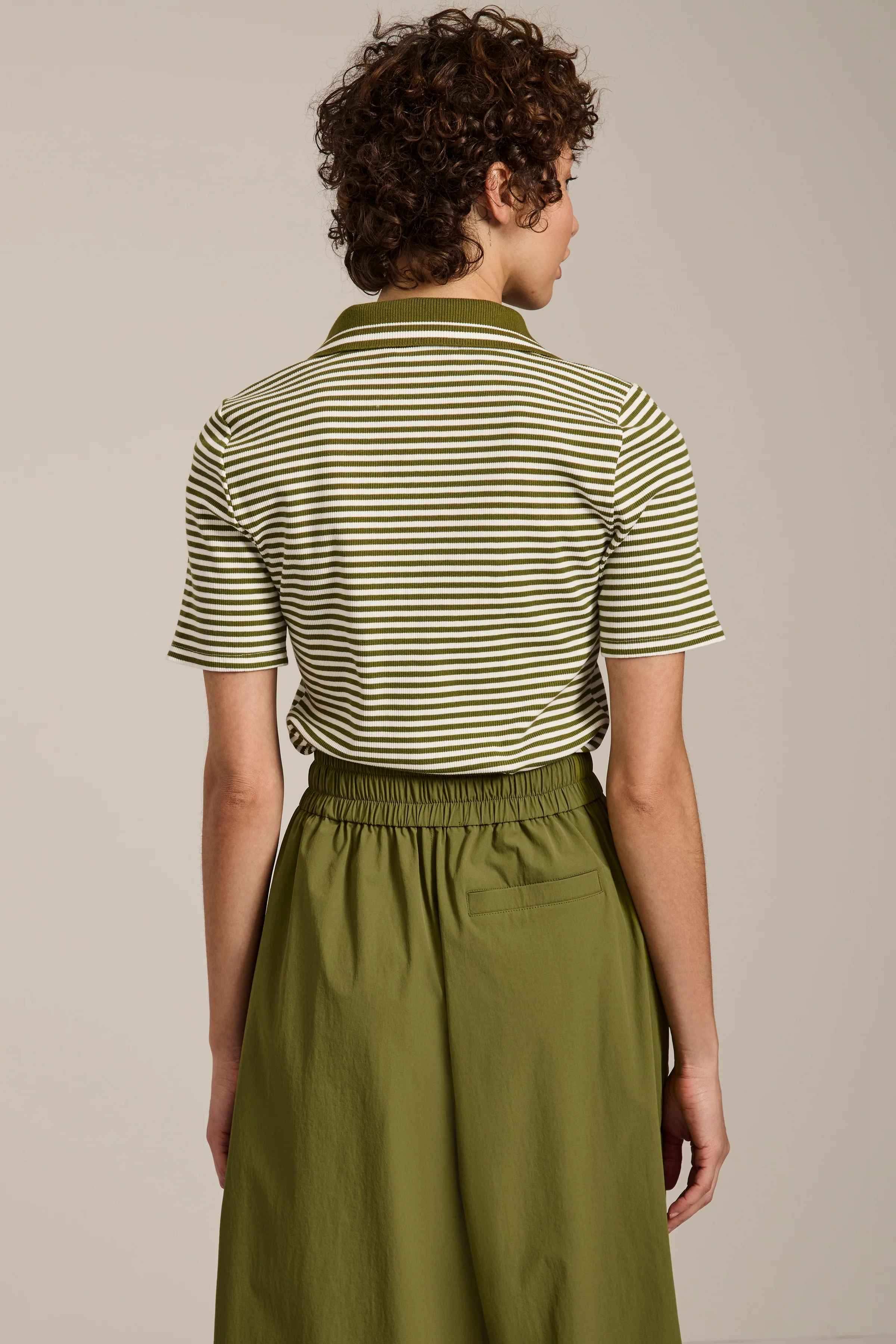 Striped Short Sleeve Polo - Image 4