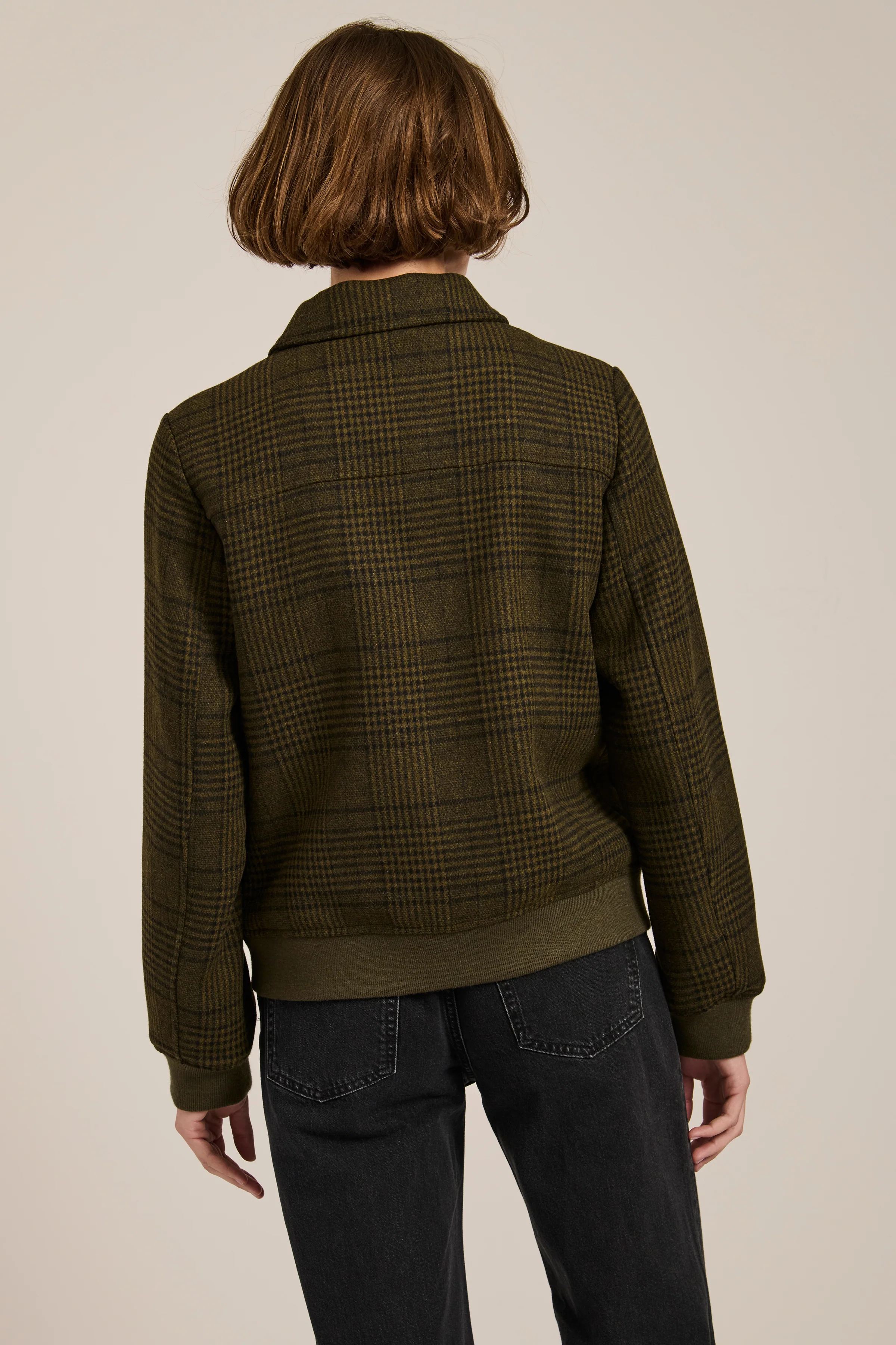 Village Plaid Utility Bomber - Image 4